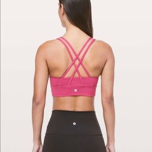 Lululemon | Long Line Energy Bra Violet Red